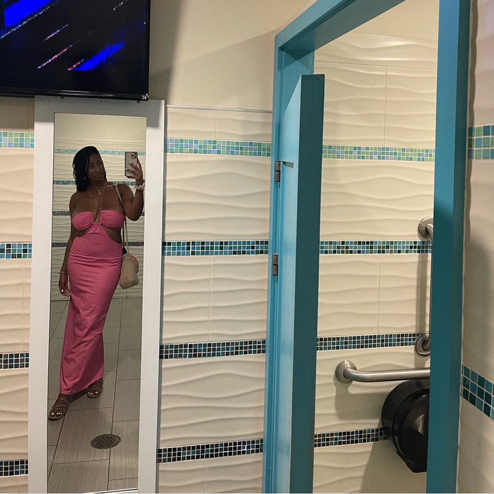 Fashion Nova pink dress